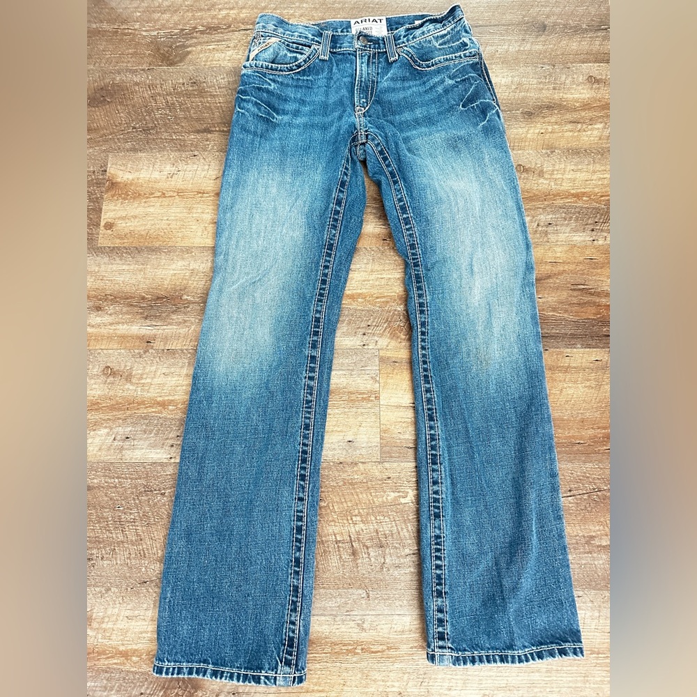 Ariat Men's Bootcut Jeans in Faded Blue